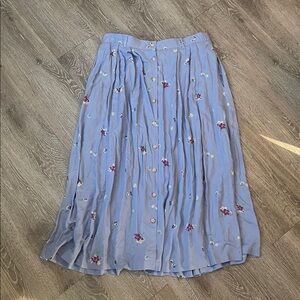 Vintage L.L. Bean Blue Floral Skirt made in USA maxi
Skirt cottage core flowers